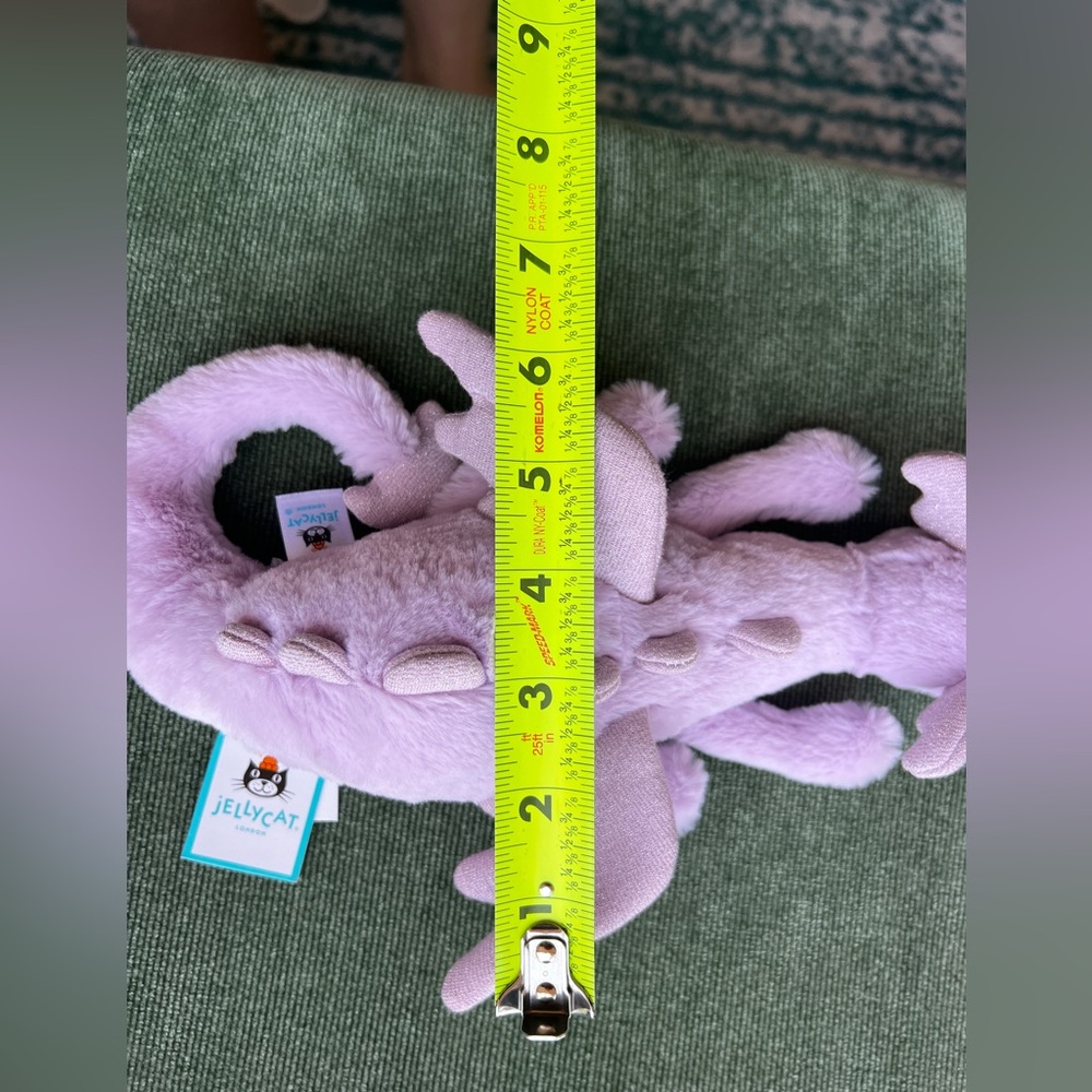 Jellycat Lavender Dragon Plush - Picture 3 of 4